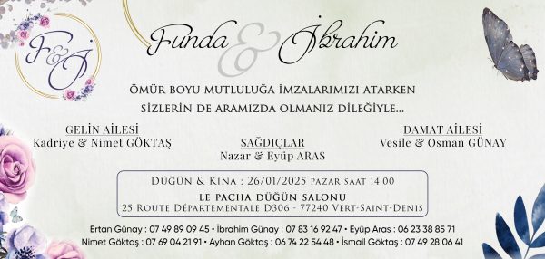 Invitation 21cm x 10cm ou 21cm x 15cm – Image 7