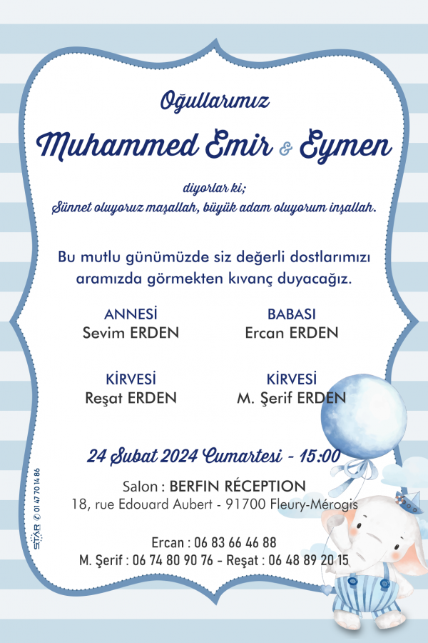 Invitation 21cm x 10cm ou 21cm x 15cm – Image 17